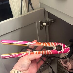 Ultra CHI Pink and Orange Hair Straightener